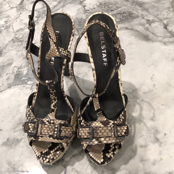 Belstaff Python platform sandal - Picture 5 of 6